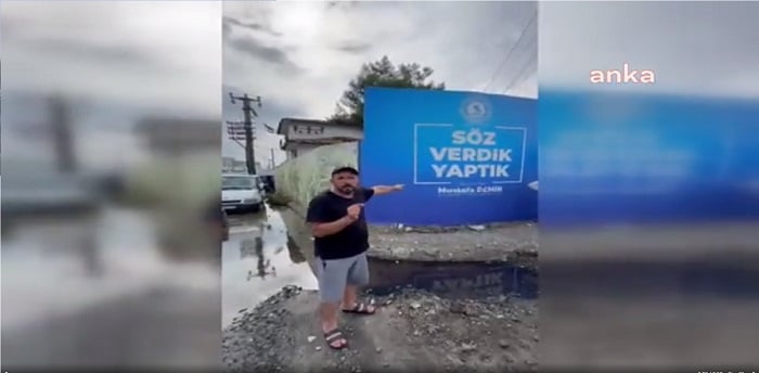 Samsun’da Dükkanını su basan esnaftan AKP’ye tepki: “Yanımızda kimse yok. Her gün şortla dükkana geliyoruz, sanki denize gidiyoruz.”