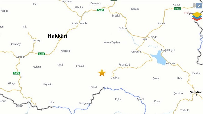 Hakkari’nin Yüksekova İlçesinde Korkutan Deprem