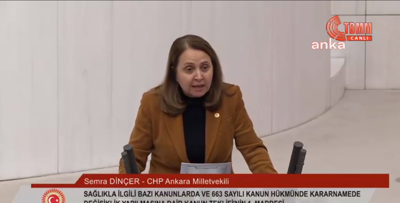 CHP’li Semra Dinçer: “Hekimlere ‘giderlerse gitsinler’ diyen zihniyet nedeniyle vatandaş hem doktorsuz hem de randevusuz kaldı”