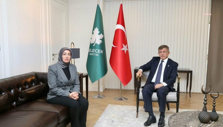 Ayşe Ateş, Ahmet Davutoğlu’nu ziyaret etti. İşte görüşmenin detayları…