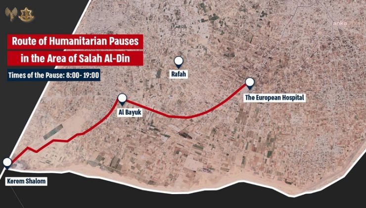 İsrail ordusu insani yardım için her gün “taktiksel mola” vereceğini duyurdu