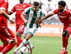 Konyaspor evinde Sivasspor ile 0-0 berabere kaldı