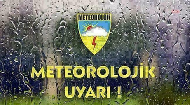 Meteoroloji Genel Müdürlüğü: 13 ilde akşam saatlerine kadar yerel kuvvetli yağış bekleniyor