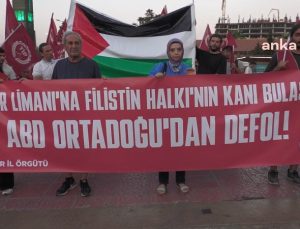 TİP, İzmir Limanı’na demirleyen ABD savaş gemisini protesto etti