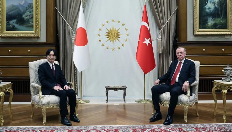 Cumhurbaşkanı Erdoğan, Japonya Veliaht Prensi Akishino’yu Görüştü