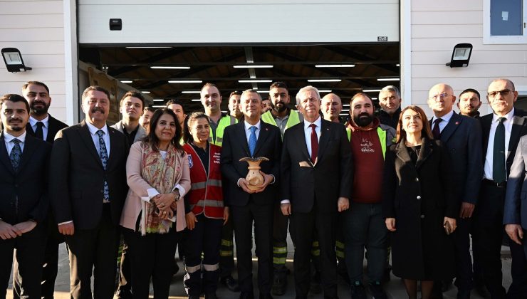 Mansur Yavaş, CHP Genel Başkanı Özel ile BAKAP’ı ziyaret etti